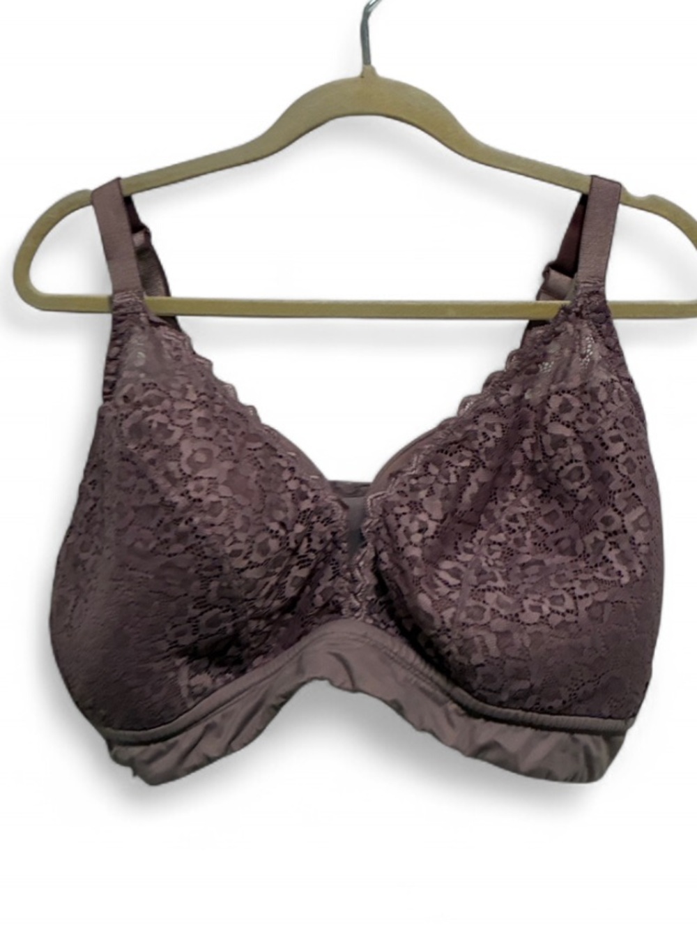 Auden Lightly Lined Mauve Purple Lace Bralette
